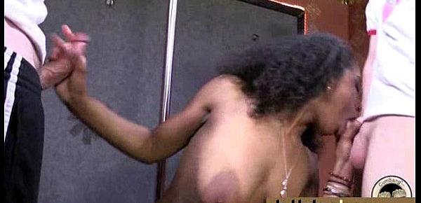  big tit ebony does a blow bang 23